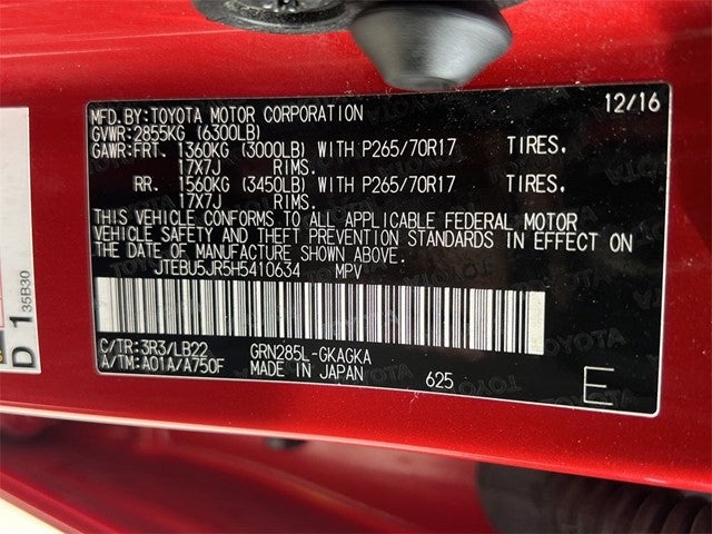 2017 Toyota 4Runner SR5 Premium