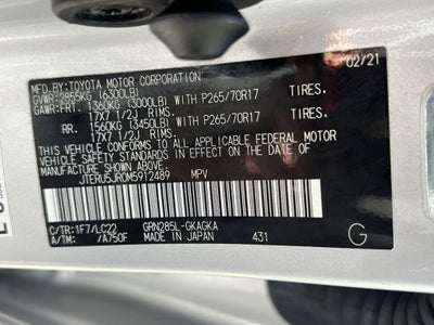 2021 Toyota 4Runner TRD Off-Road Premium