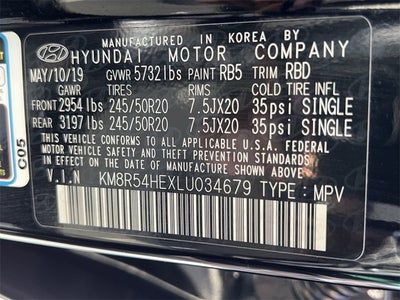 2020 Hyundai Palisade Limited