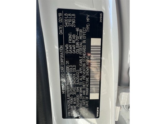 2018 Volvo XC60 T6 Inscription