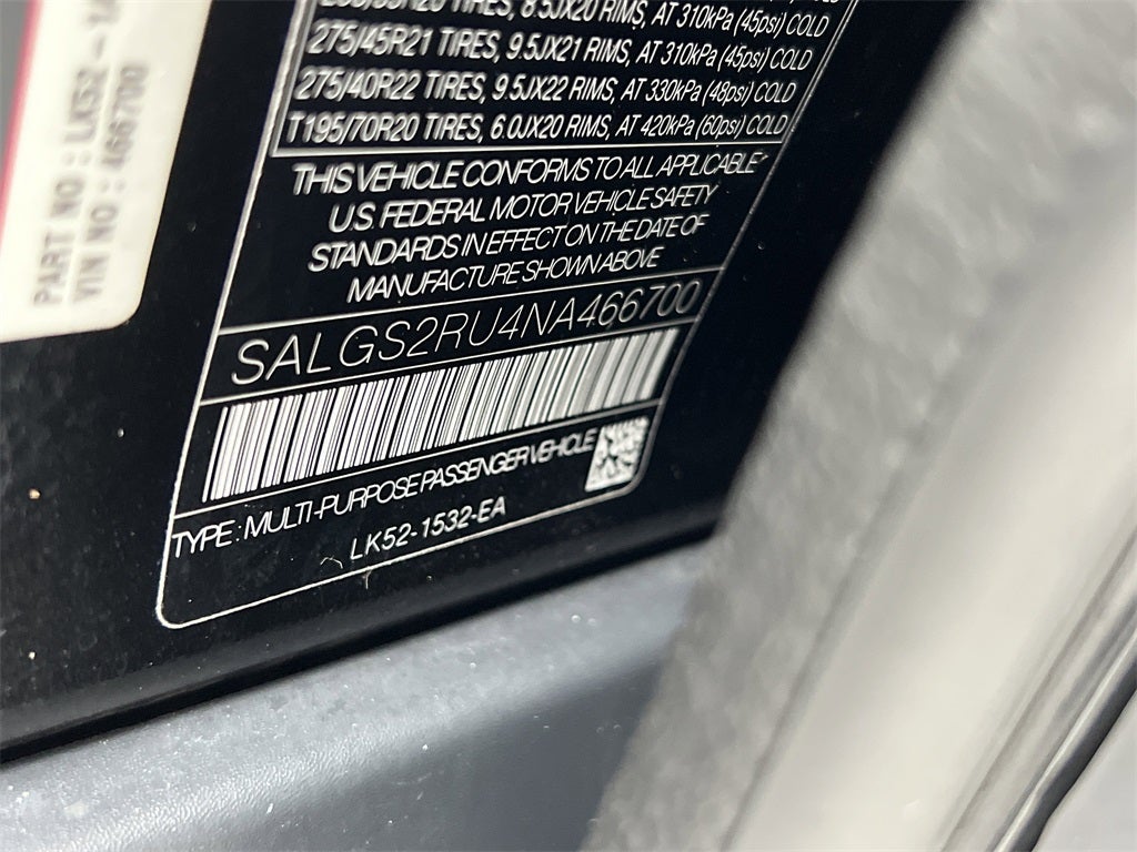 2022 Land Rover Range Rover Westminster