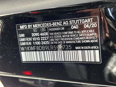 2020 Mercedes-Benz C-Class C 300