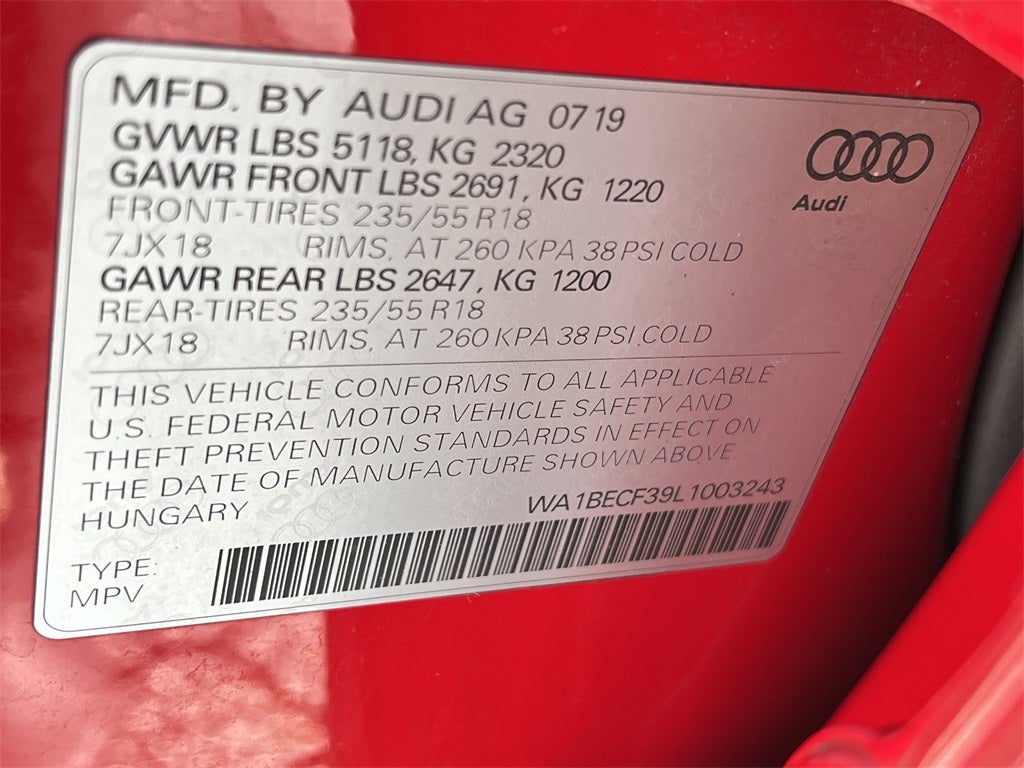 2020 Audi Q3 Premium Plus quattro