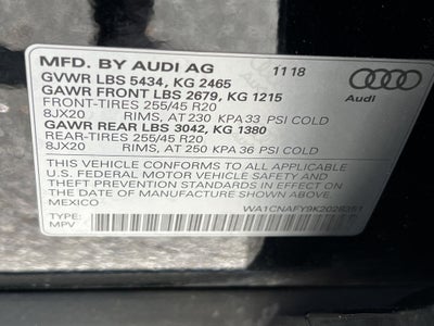 2019 Audi Q5 2.0T Prestige quattro