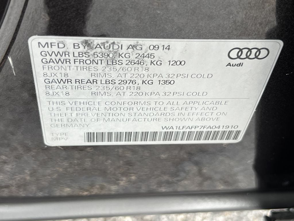 2015 Audi Q5 2.0T Premium Plus quattro
