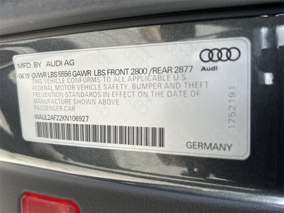 2019 Audi A6 3.0T Premium Plus quattro