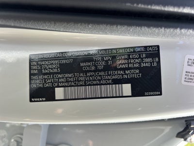 2025 Volvo XC90 B6 Plus 7-Seater 2025.5