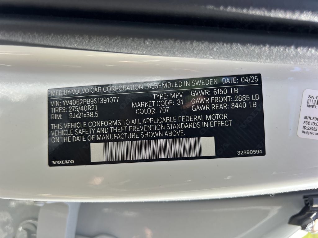 2025 Volvo XC90 B6 Plus 7-Seater 2025.5