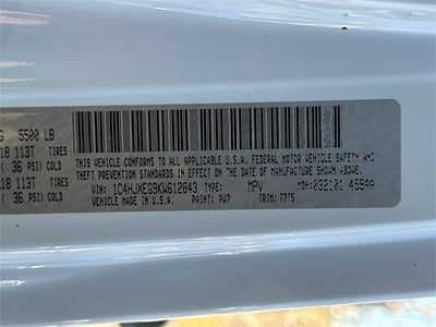 2019 Jeep Wrangler Unlimited Sahara