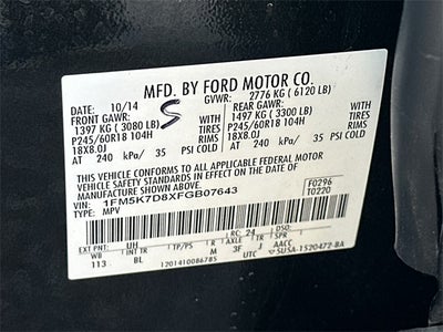 2015 Ford Explorer XLT