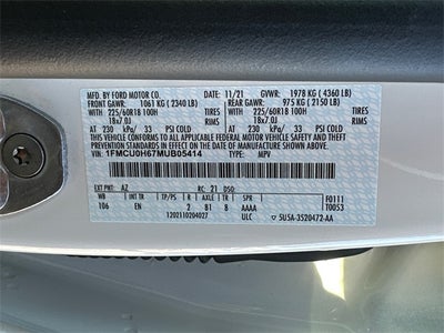 2021 Ford Escape SEL