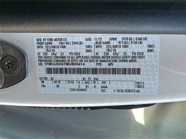 2021 Ford Escape SEL