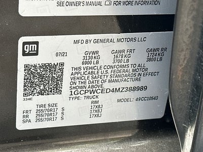 2021 Chevrolet Silverado 1500 LT