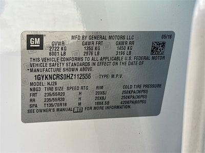 2017 Cadillac XT5 Premium Luxury