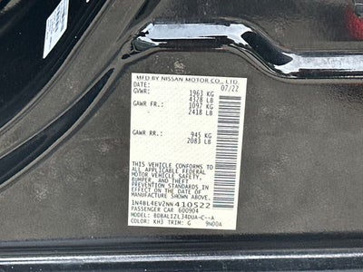 2022 Nissan Altima 2.5 SL