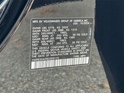 2025 Volkswagen Atlas Cross Sport 2.0T SEL Premium R-Line