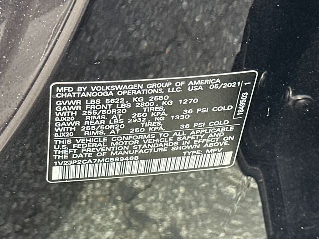 2021 Volkswagen Atlas 2.0T SE w/Technology