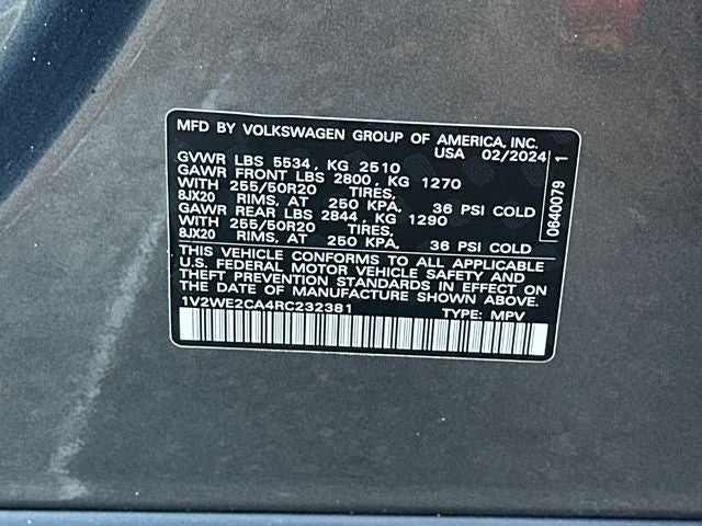 2024 Volkswagen Atlas Cross Sport 2.0T SE w/Technology