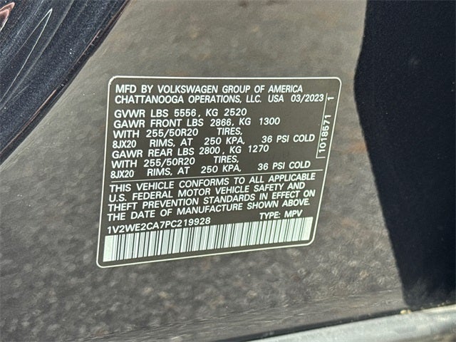 2023 Volkswagen Atlas Cross Sport 3.6L V6 SE w/Technology