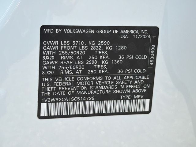 2025 Volkswagen Atlas 2.0T SE w/Technology