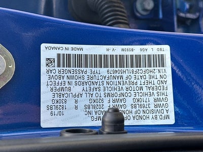 2020 Honda Civic Sport