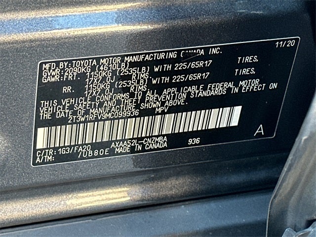 2021 Toyota RAV4 XLE