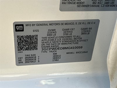 2021 Chevrolet Silverado 1500 RST