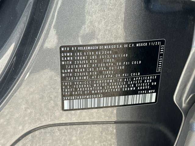 2023 Volkswagen Tiguan 2.0T SE