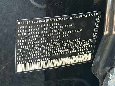 2024 Volkswagen Tiguan 2.0T SE
