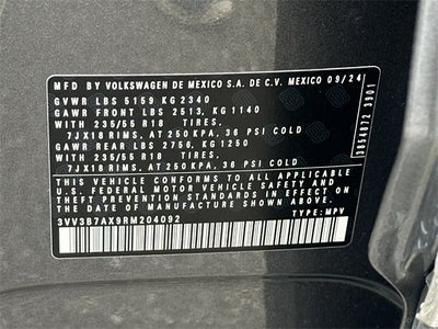 2024 Volkswagen Tiguan 2.0T Wolfsburg Edition