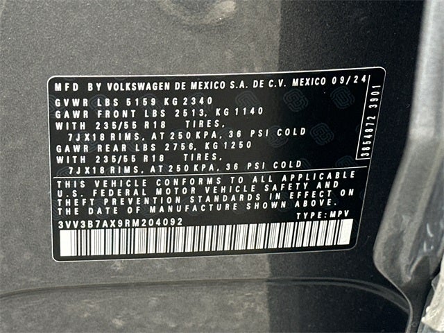 2024 Volkswagen Tiguan 2.0T Wolfsburg Edition