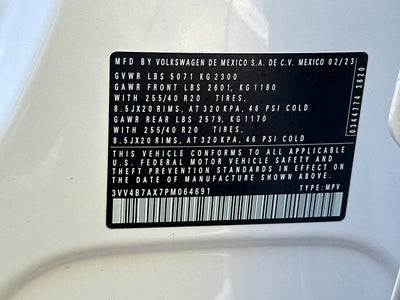 2023 Volkswagen Tiguan 2.0T SEL R-Line