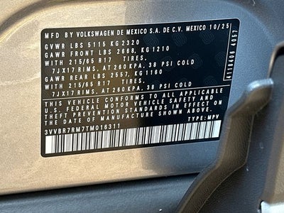 2026 Volkswagen Tiguan 2.0T S