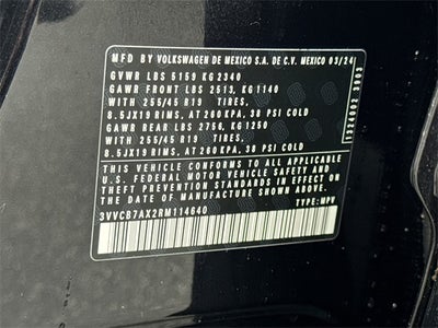 2024 Volkswagen Tiguan 2.0T SE R-Line Black