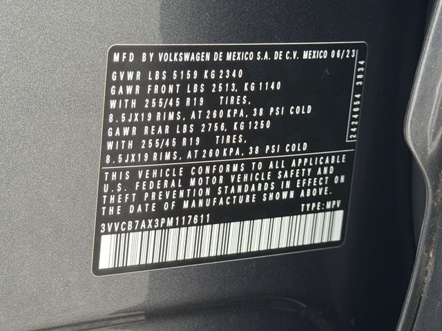 2023 Volkswagen Tiguan 2.0T SE R-Line Black