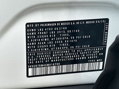 2025 Volkswagen Tiguan 2.0T S