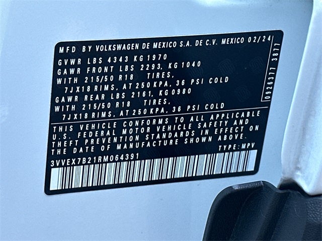 2024 Volkswagen Taos 1.5T SE