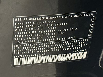 2024 Volkswagen Tiguan 2.0T Wolfsburg Edition