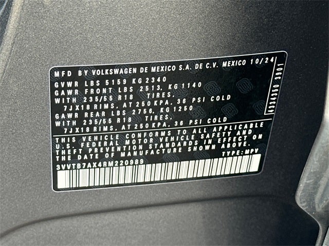 2024 Volkswagen Tiguan 2.0T Wolfsburg Edition