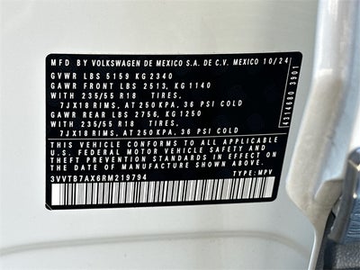 2024 Volkswagen Tiguan 2.0T Wolfsburg Edition