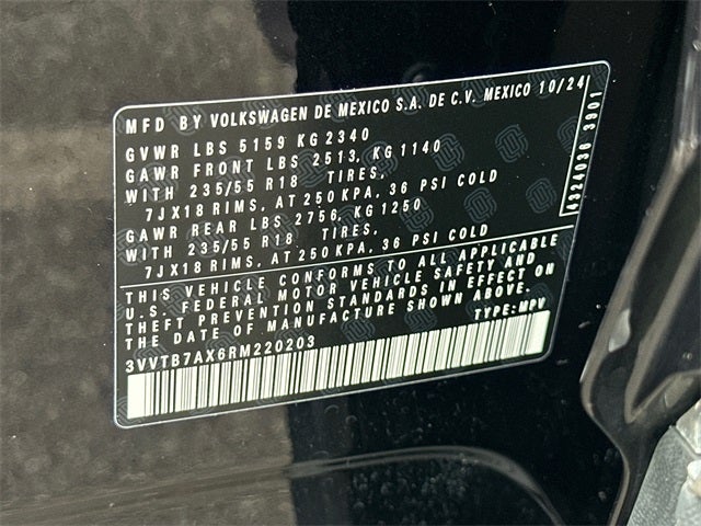 2024 Volkswagen Tiguan 2.0T Wolfsburg Edition