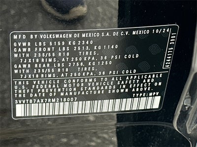 2024 Volkswagen Tiguan 2.0T Wolfsburg Edition