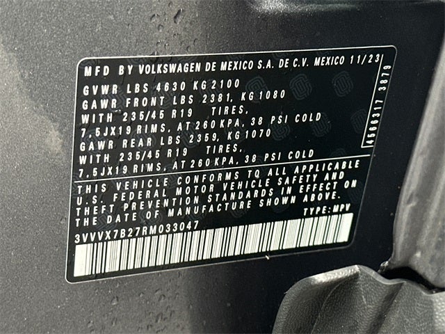 2024 Volkswagen Taos 1.5T SE