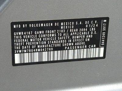 2024 Volkswagen Jetta 1.5T SE