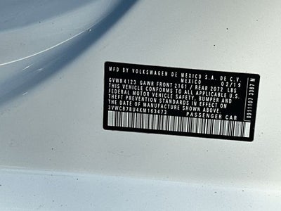 2019 Volkswagen Jetta 1.4T SE
