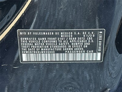 2020 Volkswagen Jetta 1.4T S