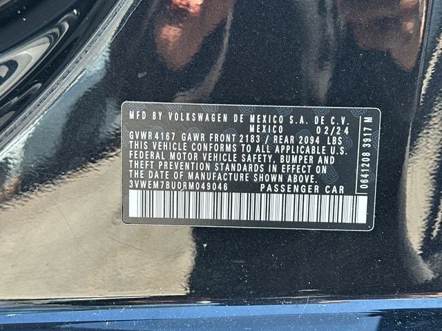 2024 Volkswagen Jetta 1.5T SE