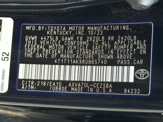 2024 Toyota Camry SE