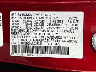 2021 Acura RDX Technology Package SH-AWD