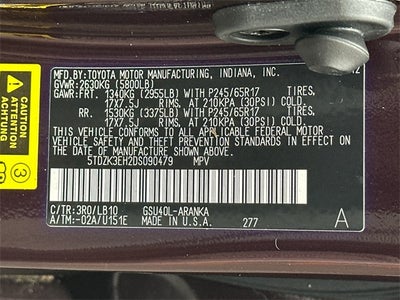 2013 Toyota Highlander Base Plus V6